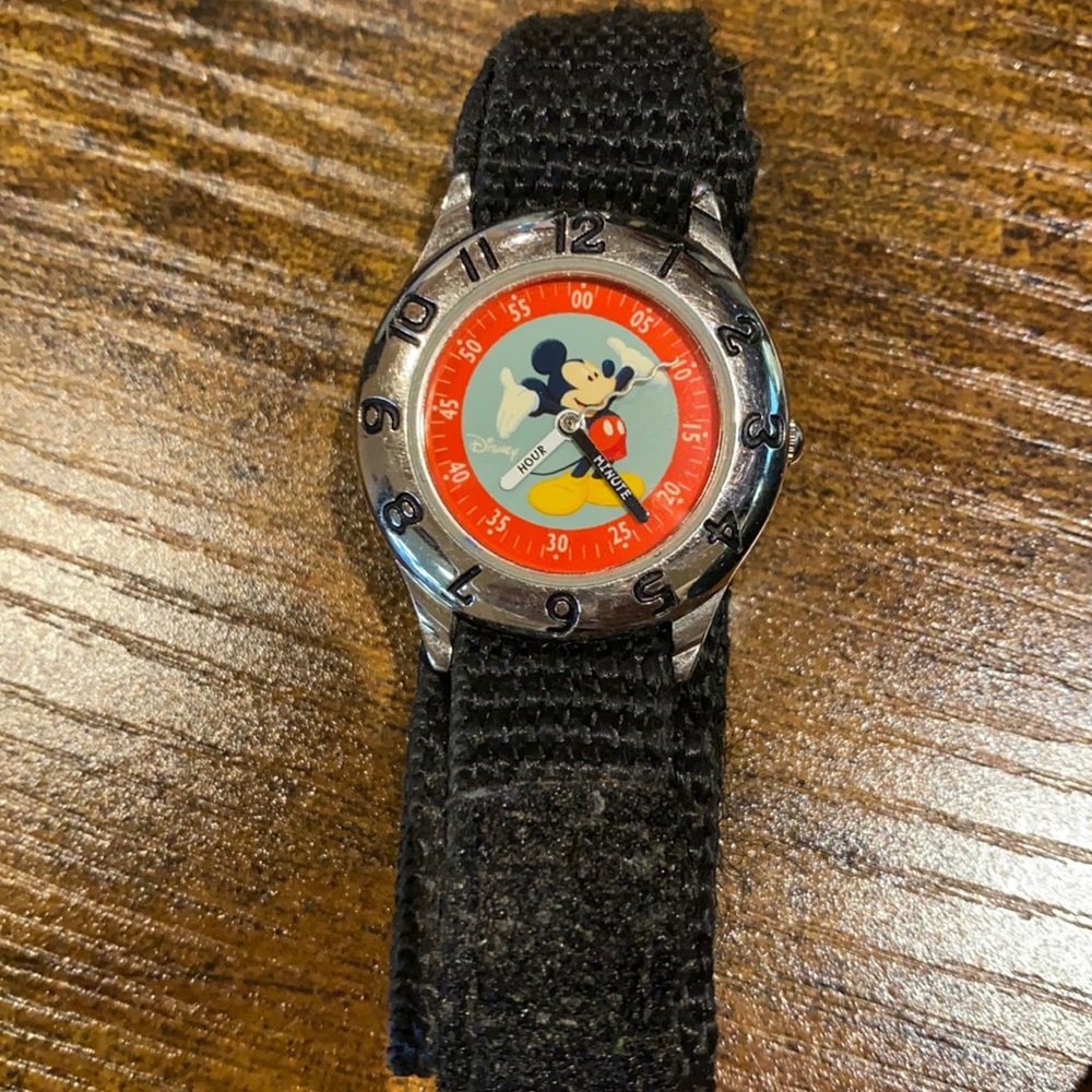 Mickey Mouse watch with adjustable band
